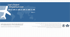 Desktop Screenshot of leestravelemporium.com